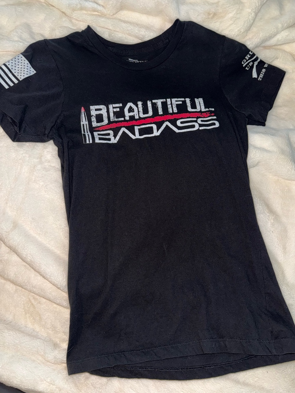 Grunt Style Black "Beautiful Badass" Graphic Tee